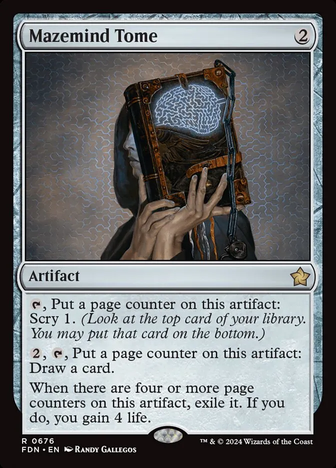 2024 Foundations Mazemind Tome #676 rare card image
