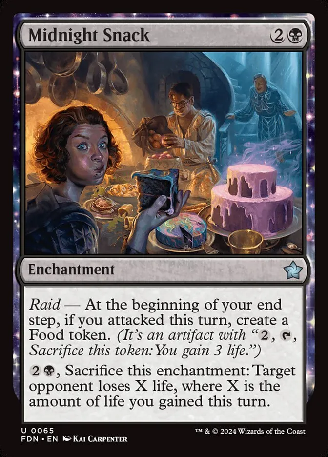 2024 Foundations Midnight Snack uncommon #65 uncommon card image
