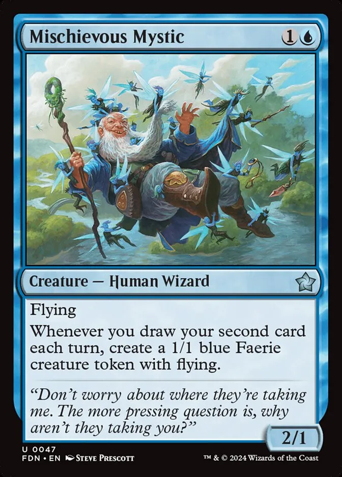 2024 Foundations Mischievous Mystic uncommon #47 uncommon card image