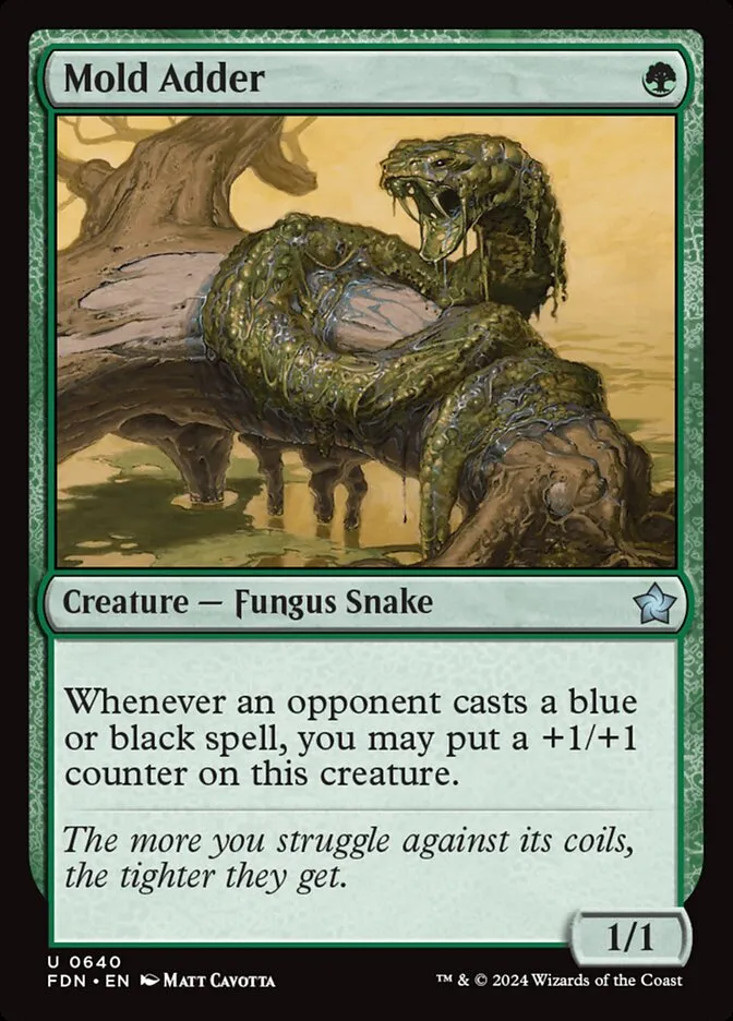 2024 Foundations Mold Adder uncommon #640 uncommon card image
