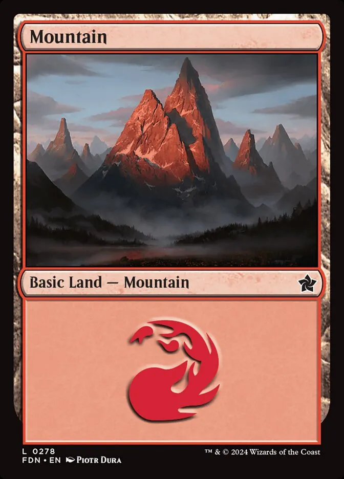 2024 Foundations Mountain common #278 common card image