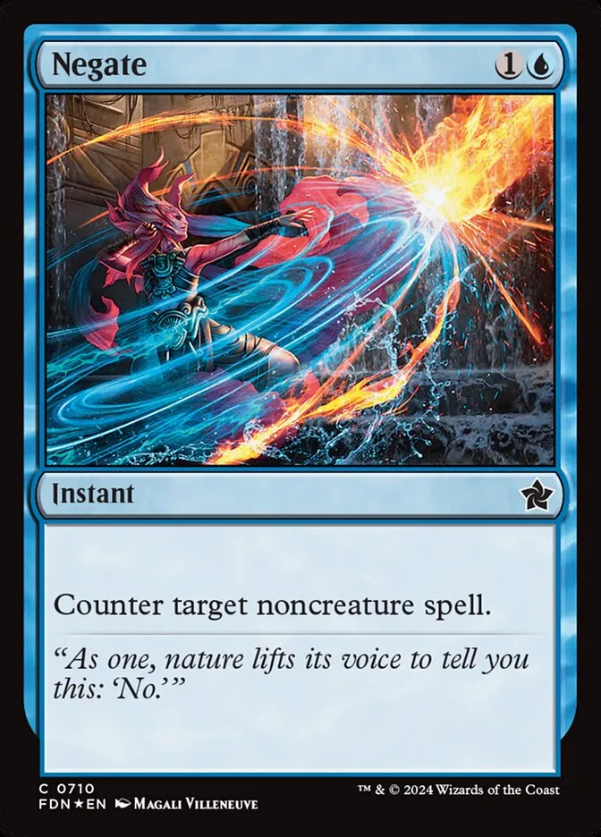 2024 Foundations Negate common #710 common card image
