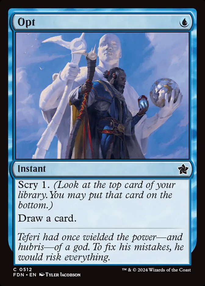 2024 Foundations Opt common #512 common card image