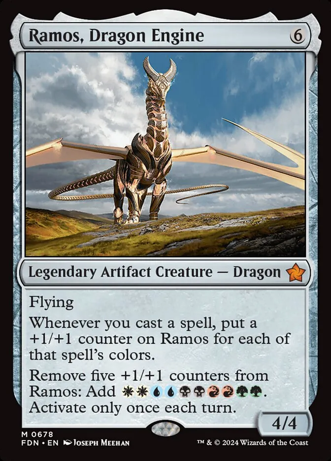 2024 Foundations Ramos, Dragon Engine mythic #678 mythic card image