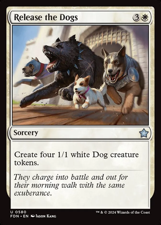 2024 Foundations Release the Dogs uncommon #580 uncommon card image