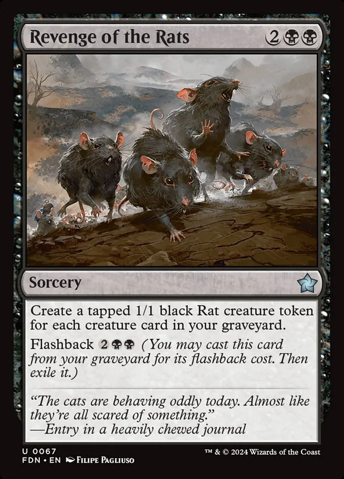 2024 Foundations Revenge of the Rats #67 uncommon card image