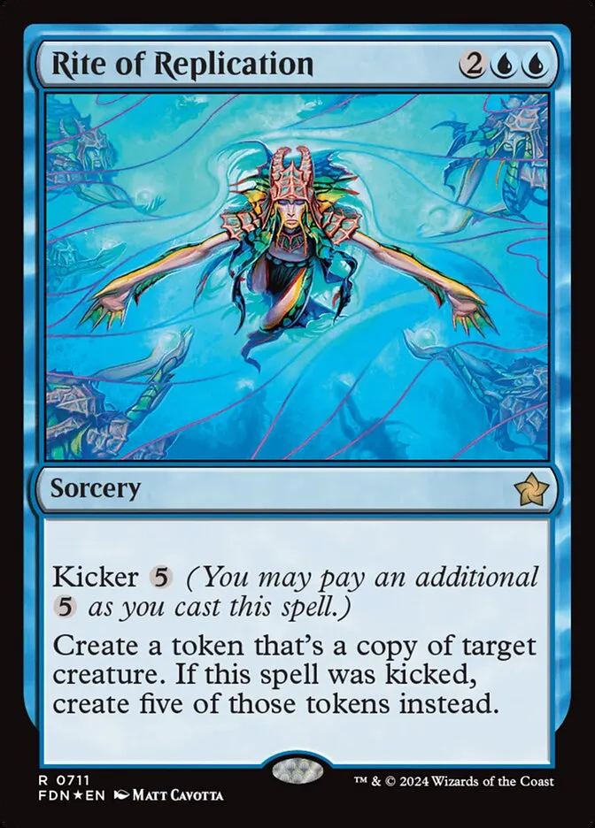 2024 Foundations Rite of Replication #711 rare card image