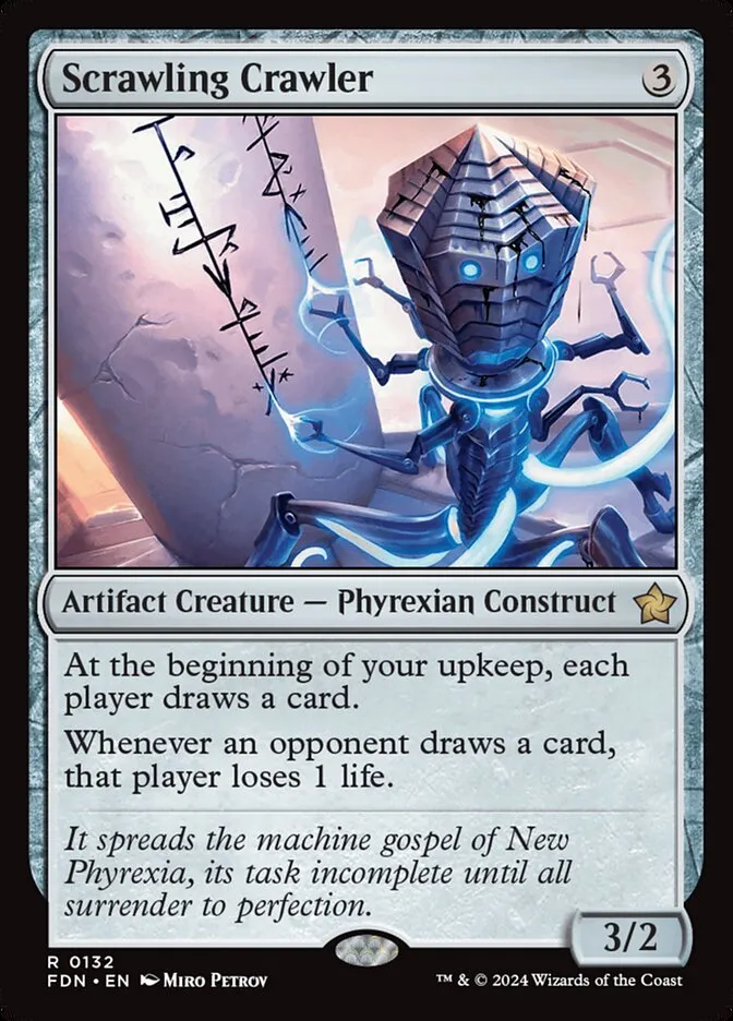 2024 Foundations Scrawling Crawler #132 rare card image