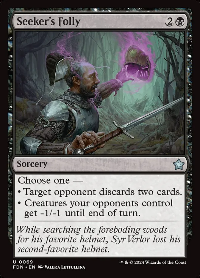 2024 Foundations Seeker's Folly uncommon #69 uncommon card image