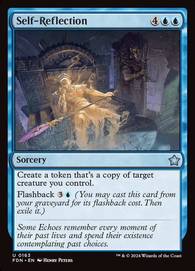 2024 Foundations Self-Reflection uncommon #163 uncommon card image