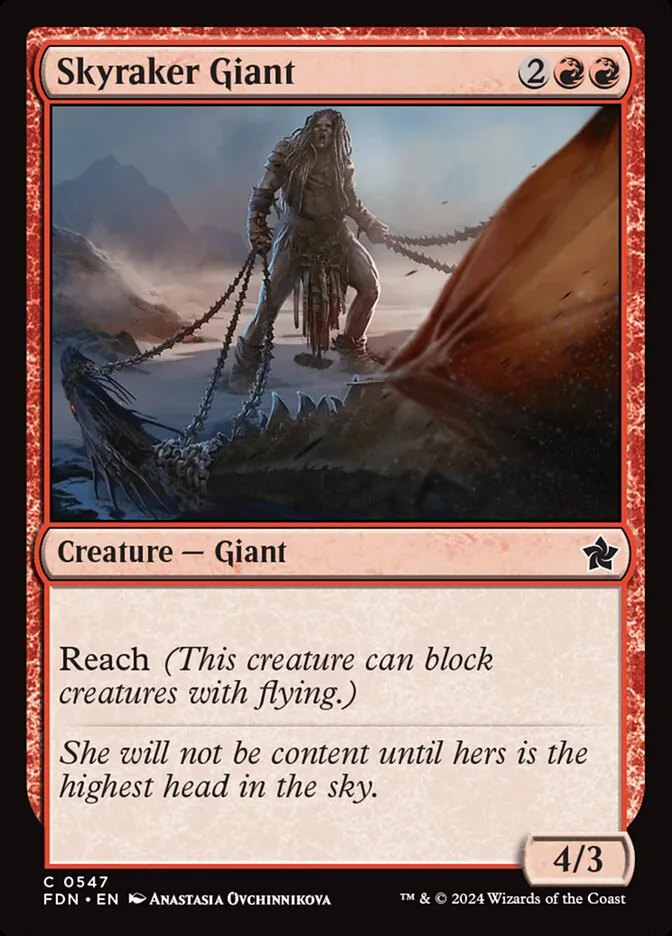 2024 Foundations Skyraker Giant common #547 common card image