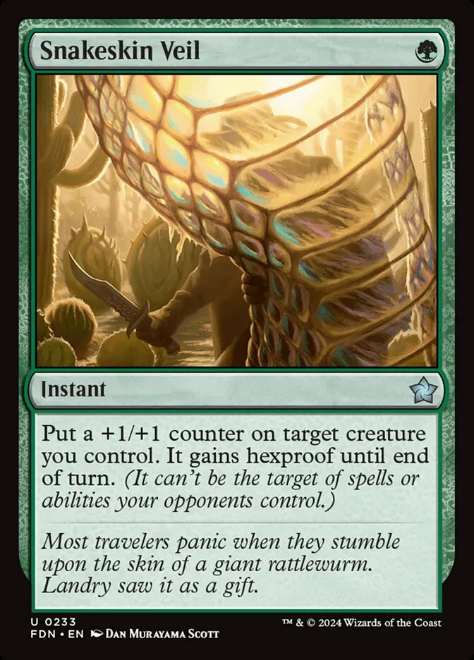 2024 Foundations Snakeskin Veil uncommon #233 uncommon card image