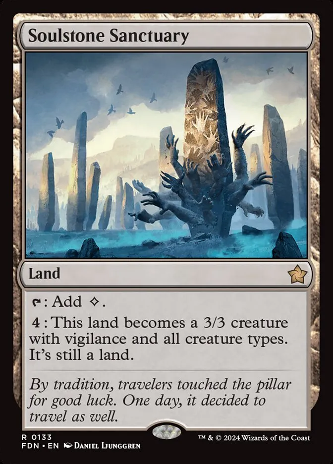 2024 Foundations Soulstone Sanctuary #133 rare card image