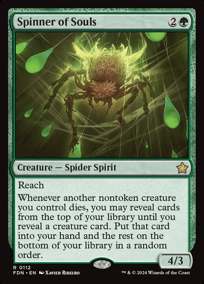 2024 Foundations Spinner of Souls #112 rare card image