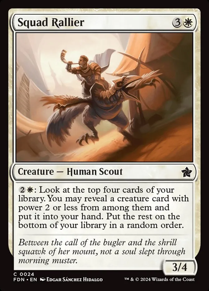 2024 Foundations Squad Rallier common #24 common card image