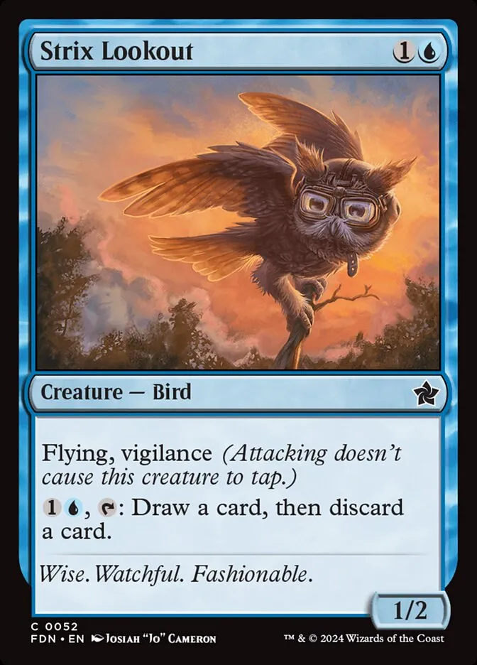 2024 Foundations Strix Lookout common #52 common card image