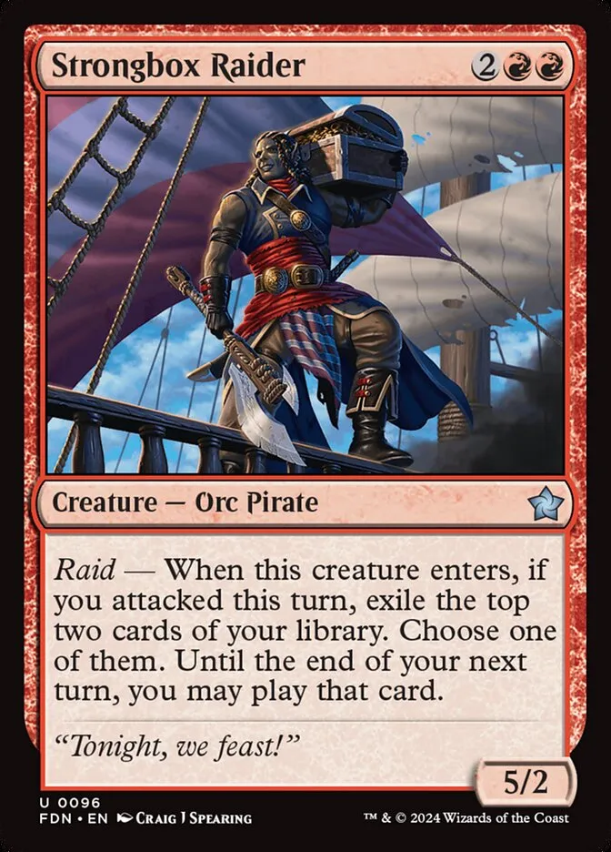 2024 Foundations Strongbox Raider uncommon #96 uncommon card image
