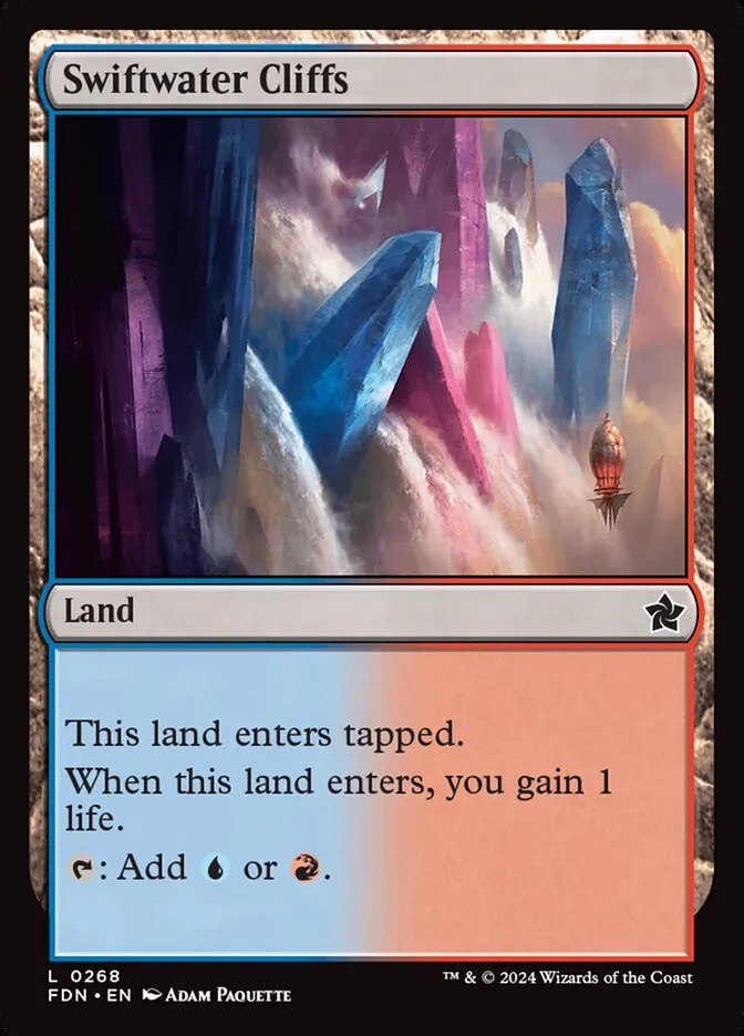 2024 Foundations Swiftwater Cliffs common #268 common card image