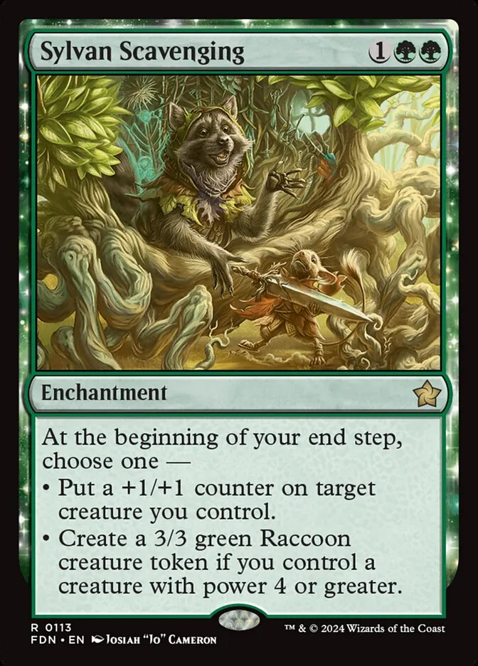 2024 Foundations Sylvan Scavenging rare #113 rare card image