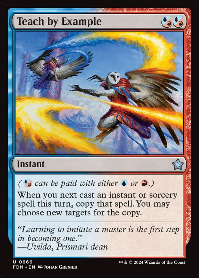 2024 Foundations Teach by Example uncommon #666 uncommon card image