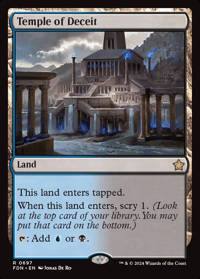 2024 Foundations Temple of Deceit #697 rare card image
