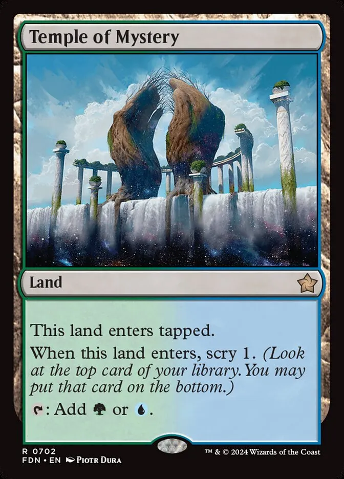 2024 Foundations Temple of Mystery #702 rare card image