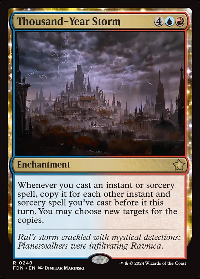 2024 Foundations Thousand-Year Storm #248 rare card image