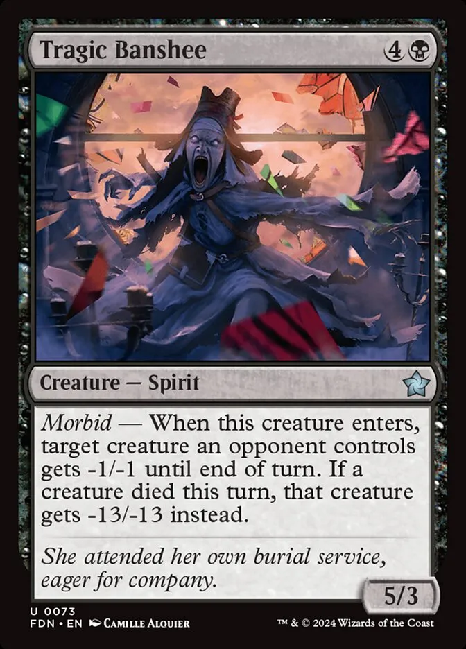 2024 Foundations Tragic Banshee uncommon #73 uncommon card image