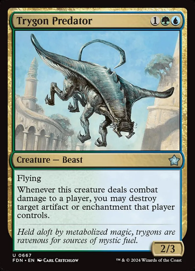 2024 Foundations Trygon Predator uncommon #667 uncommon card image
