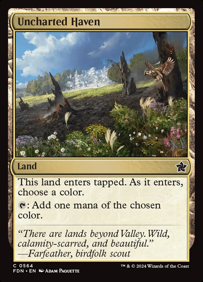 2024 Foundations Uncharted Haven common #564 common card image