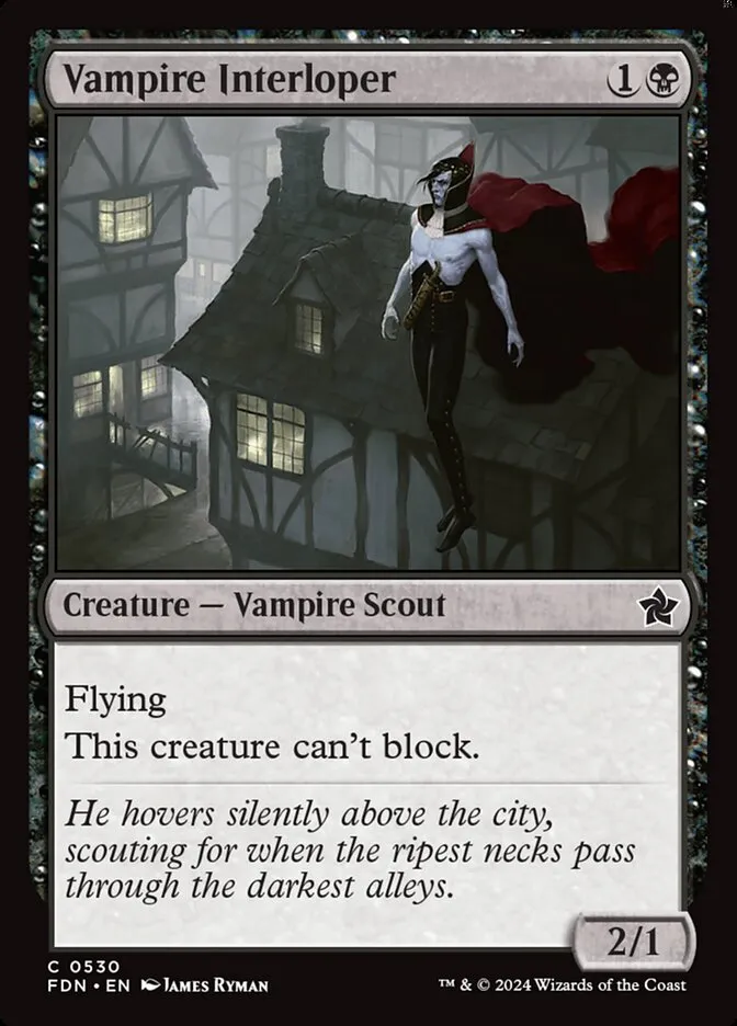 2024 Foundations Vampire Interloper common #530 common card image