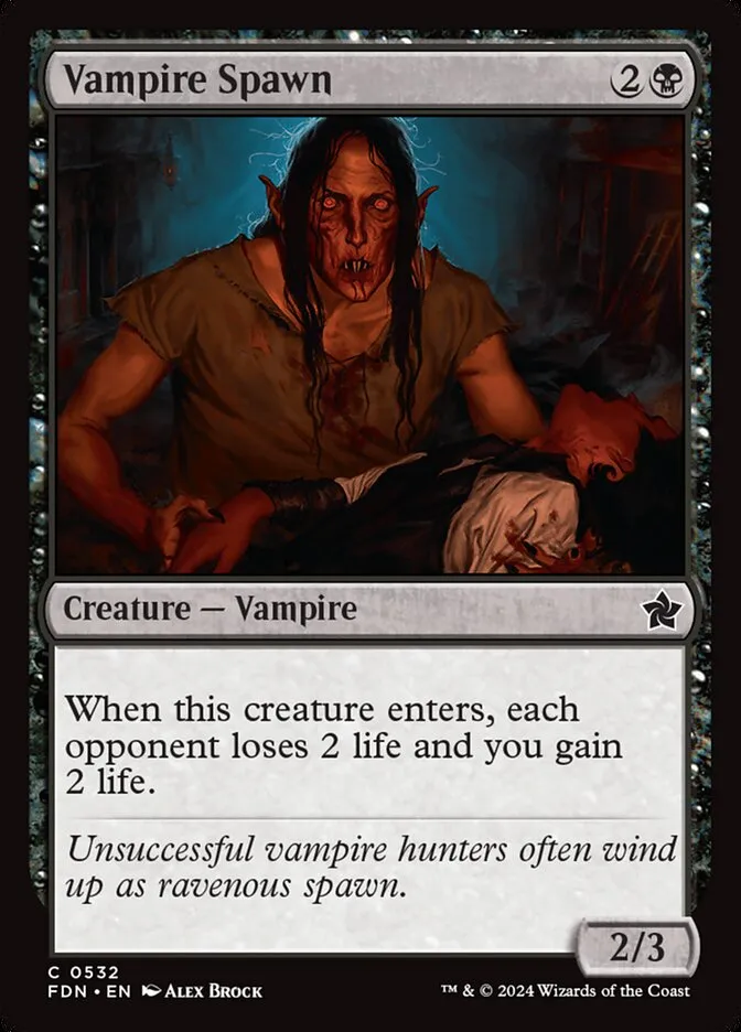 2024 Foundations Vampire Spawn common #532 common card image