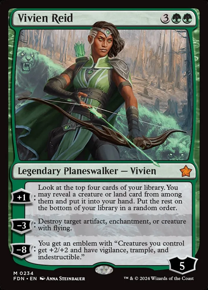 2024 Foundations Vivien Reid mythic #234 mythic card image