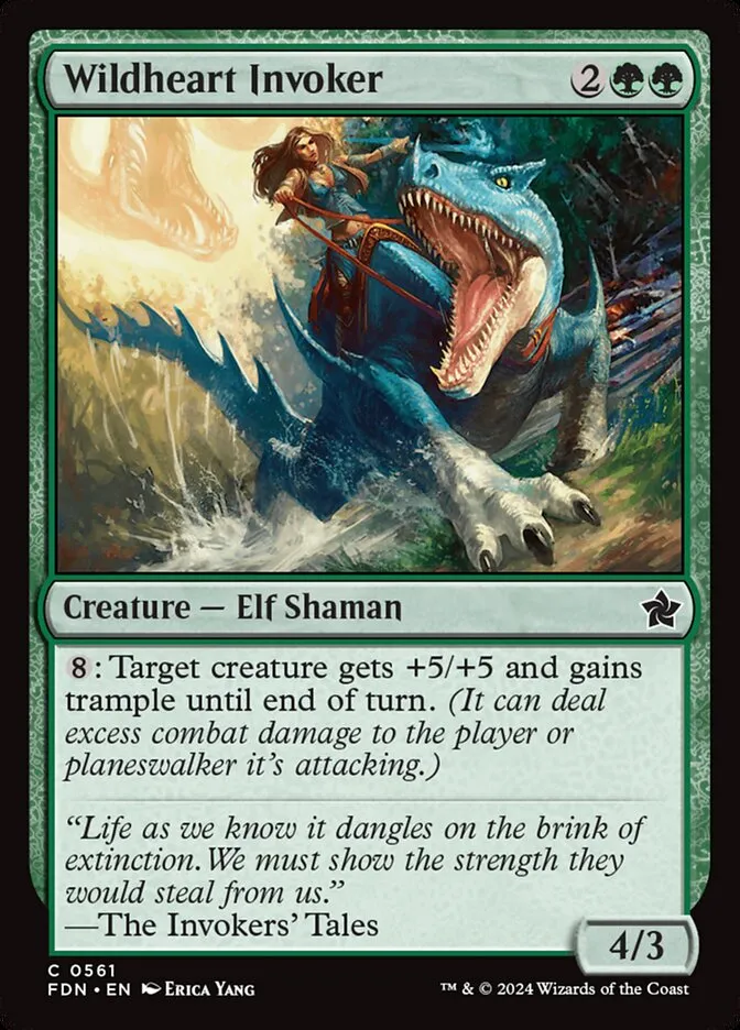 2024 Foundations Wildheart Invoker common #561 common card image