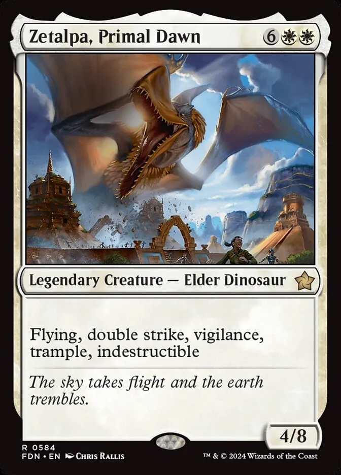 2024 Foundations Zetalpa, Primal Dawn #584 rare card image
