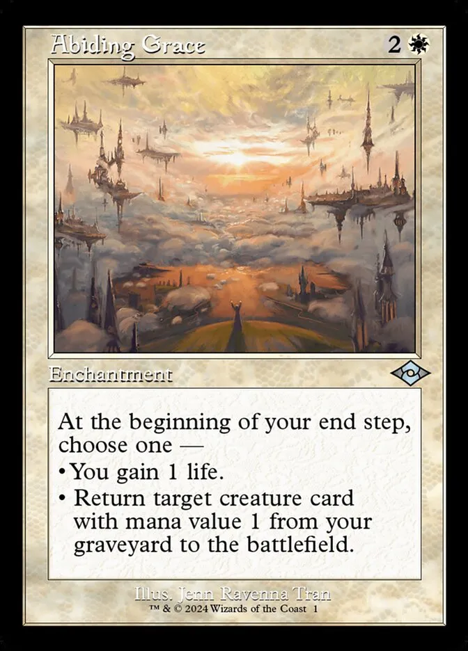 2024 Modern Horizons 2 Timeshifts Abiding Grace uncommon #1 uncommon card image