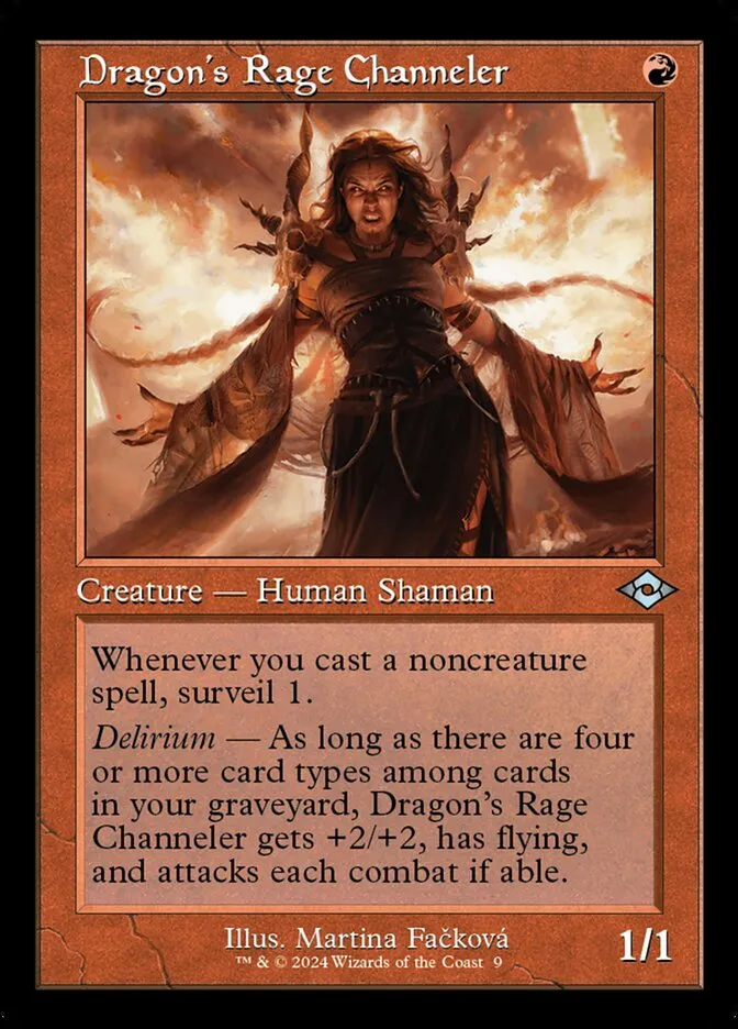 2024 Modern Horizons 2 Timeshifts Dragon's Rage Channeler uncommon #9 uncommon card image