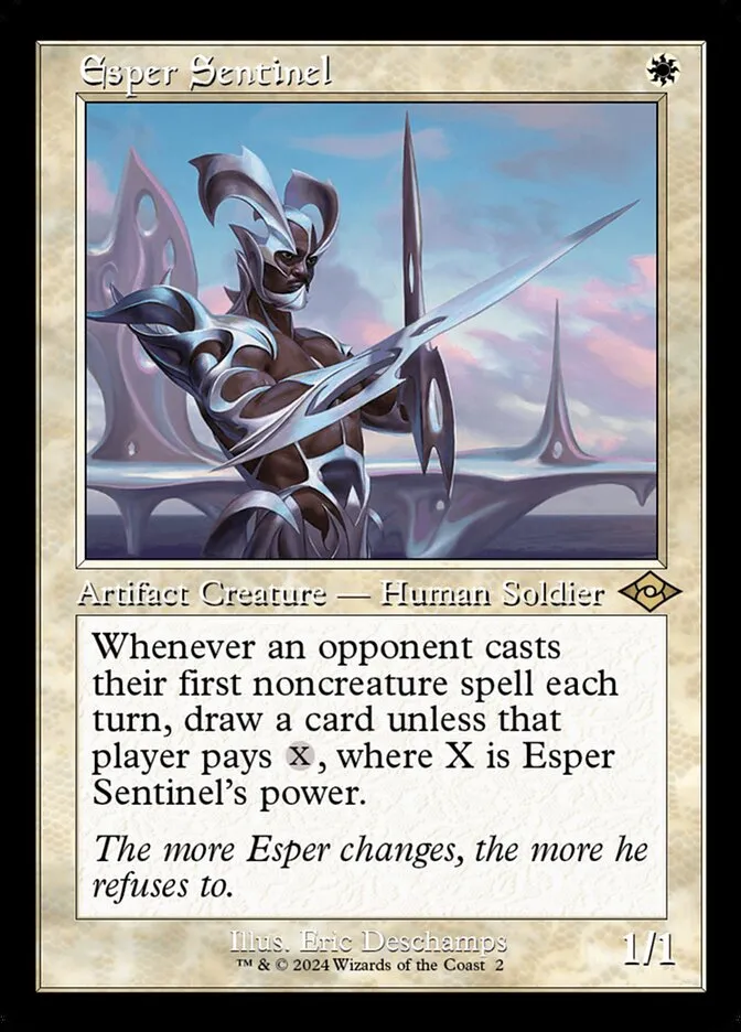 2024 Modern Horizons 2 Timeshifts Esper Sentinel rare #2 rare card image