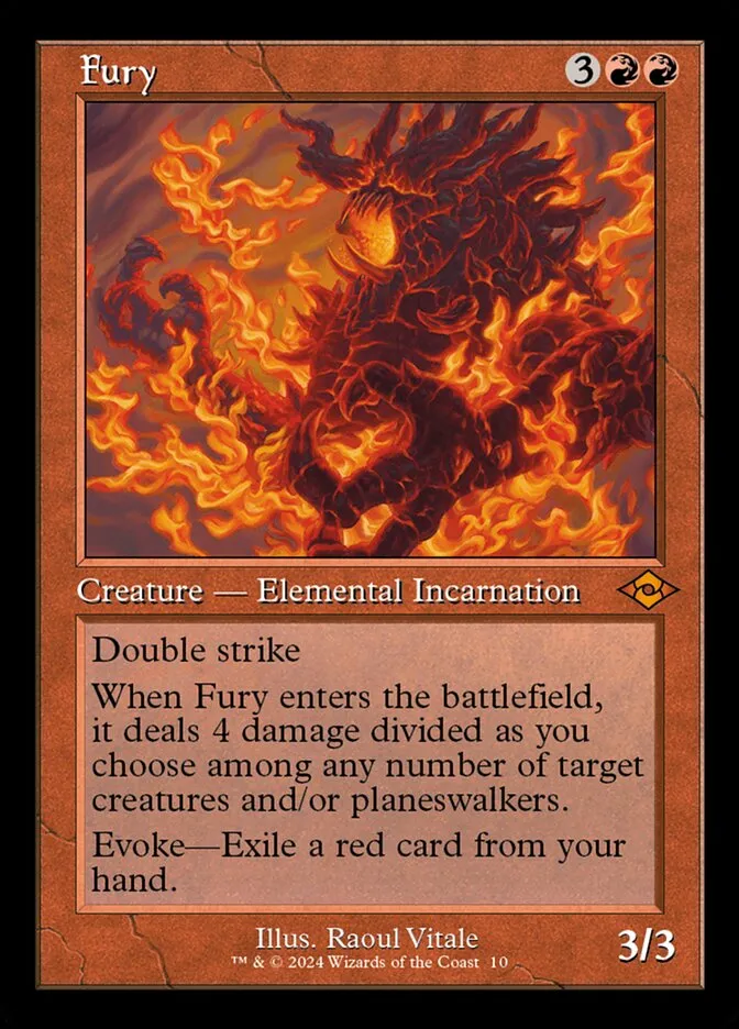 2024 Modern Horizons 2 Timeshifts Fury mythic #10 mythic card image