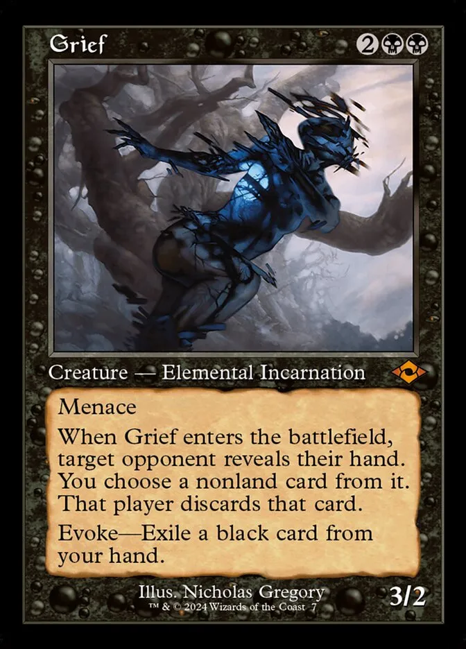 2024 Modern Horizons 2 Timeshifts Grief mythic #7 mythic card image