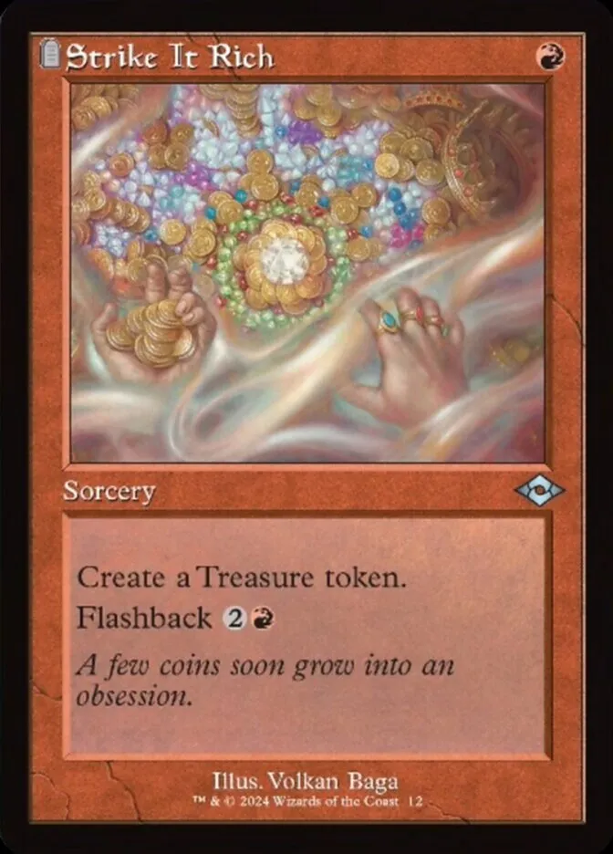 2024 Modern Horizons 2 Timeshifts Strike It Rich uncommon #12 uncommon card image