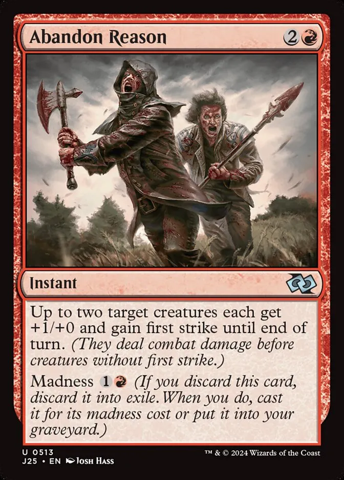 2024 Foundations Jumpstart Abandon Reason uncommon #513 uncommon card image