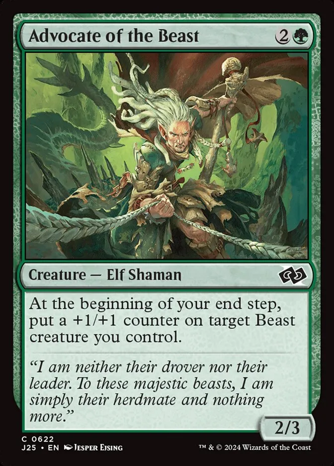 2024 Foundations Jumpstart Advocate of the Beast #622 common card image