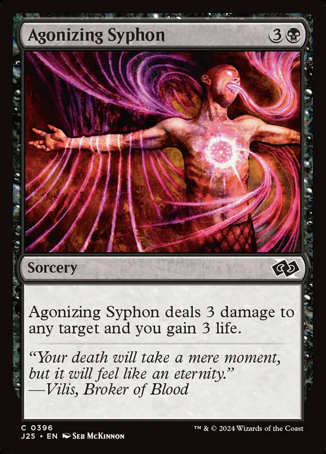 2024 Foundations Jumpstart Agonizing Syphon common #396 common card image