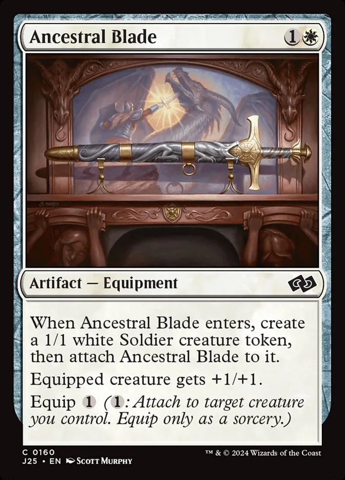 2024 Foundations Jumpstart Ancestral Blade common #160 common card image