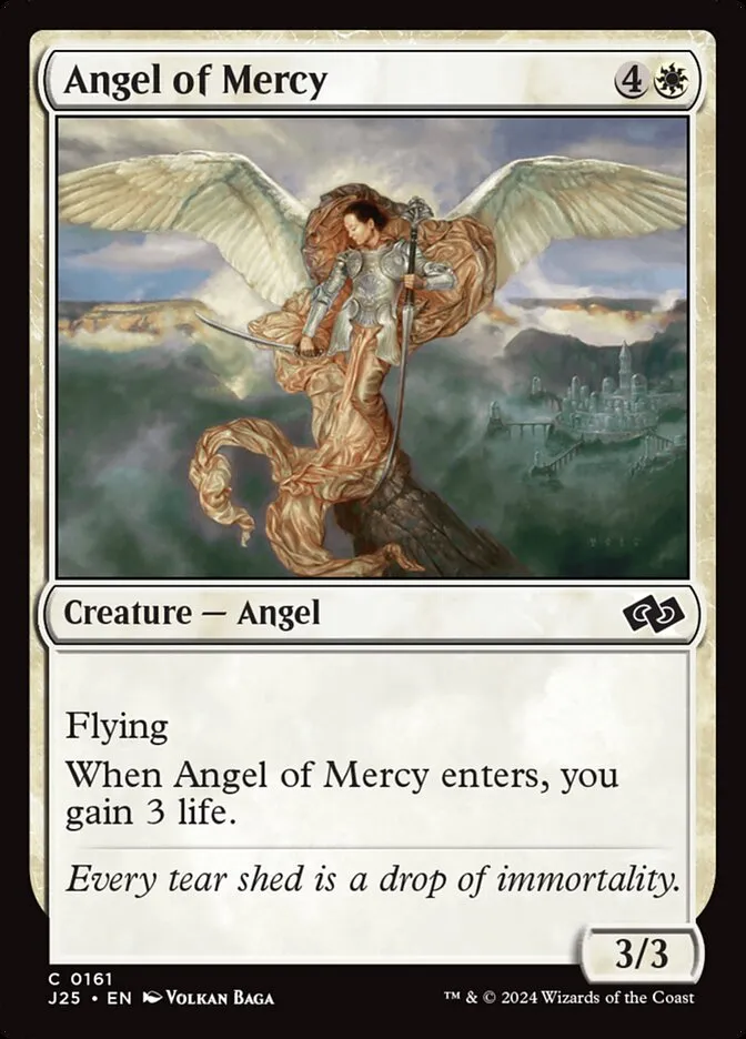 2024 Foundations Jumpstart Angel of Mercy #161 common card image