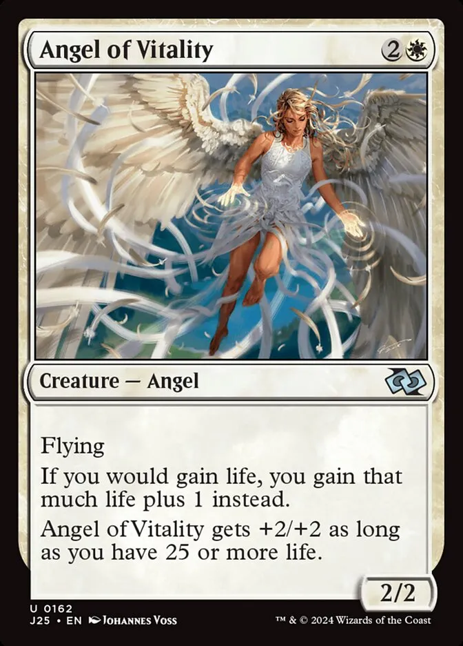 2024 Foundations Jumpstart Angel of Vitality uncommon #162 uncommon card image