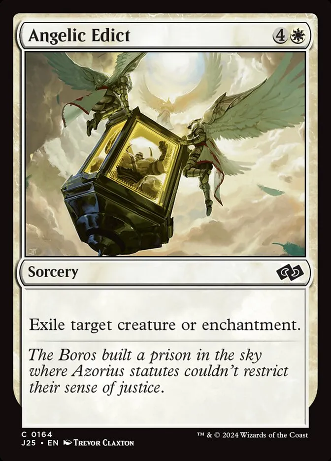 2024 Foundations Jumpstart Angelic Edict common #164 common card image
