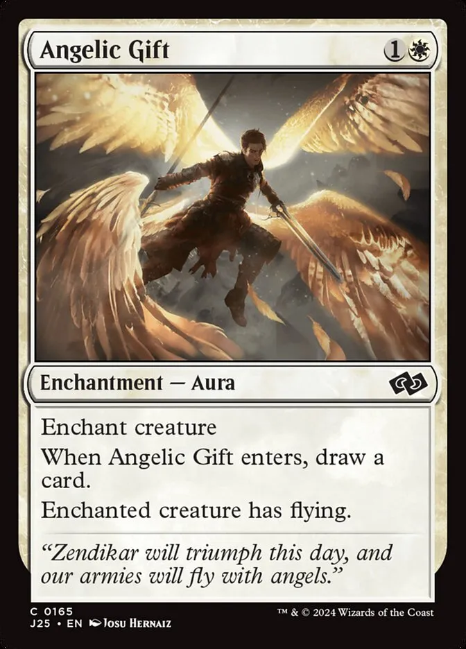 2024 Foundations Jumpstart Angelic Gift common #165 common card image