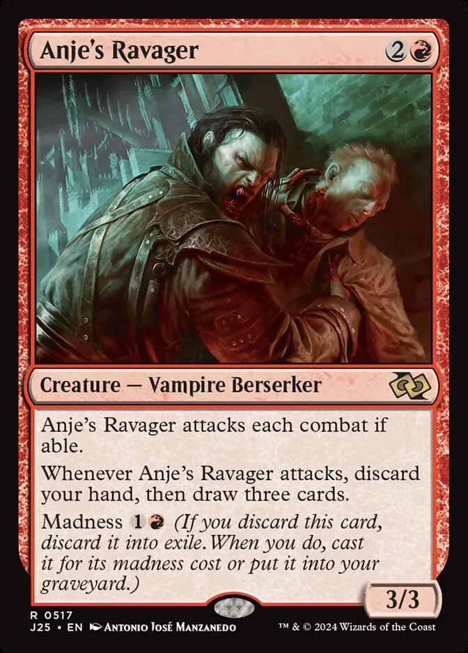 2024 Foundations Jumpstart Anje's Ravager #517 rare card image
